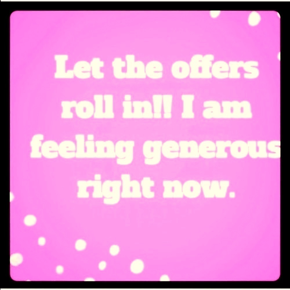 🆘💜DON’T be SHY to make a reasonable offer‼️